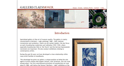 Desktop Screenshot of gallerimoser.com